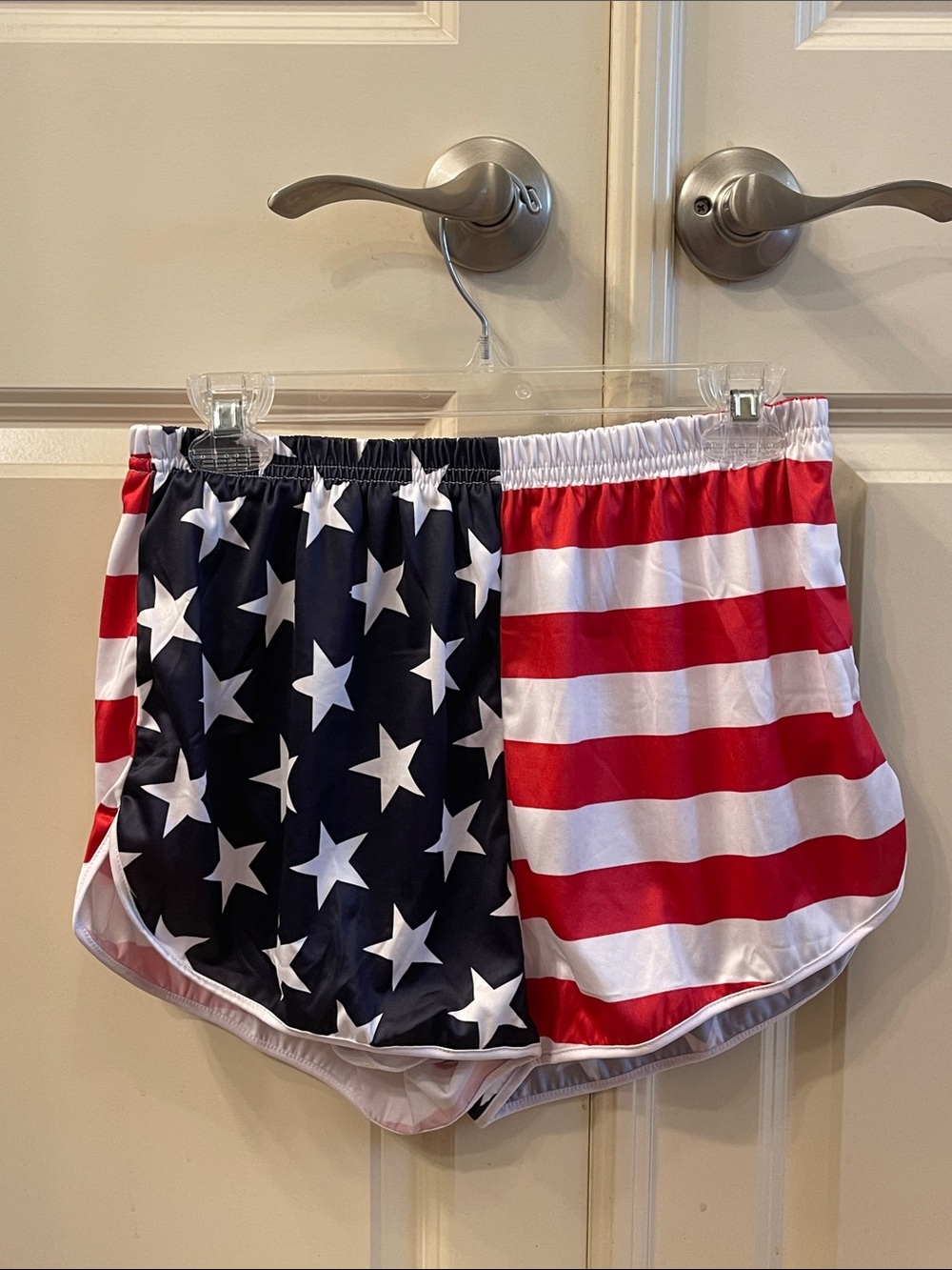 Grunt style American Flag Medium Athletic/Running Shorts - Stars & Stripes